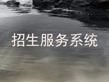 招生服务系统