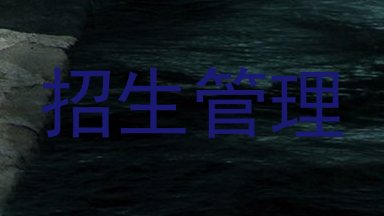 招生管理