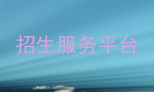 招生服务平台
