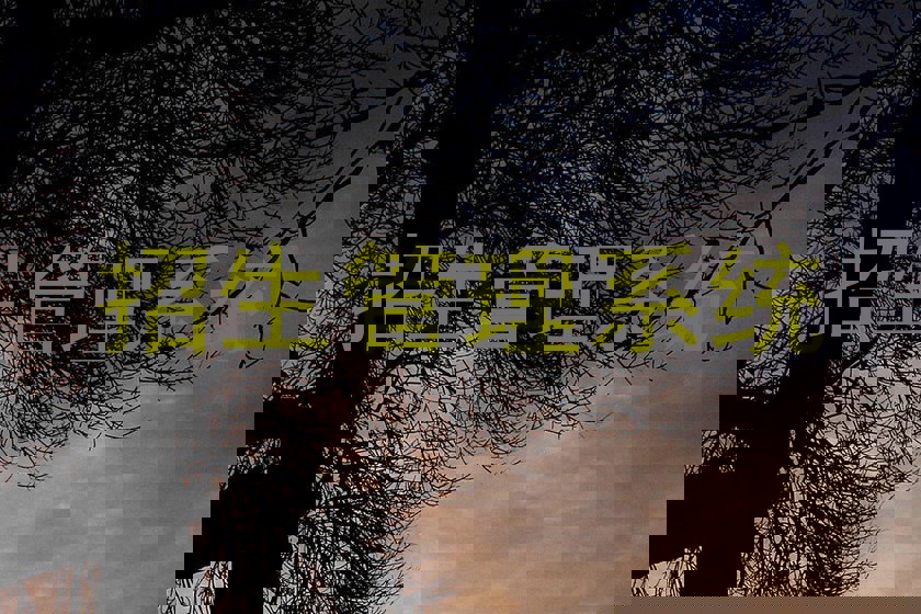 招生管理系统