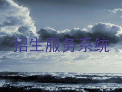 招生服务系统