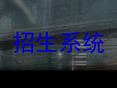 招生系统