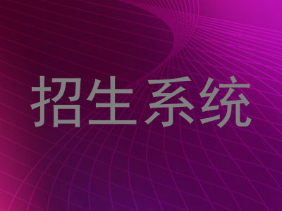 招生系统