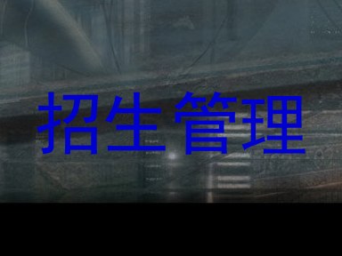 招生管理