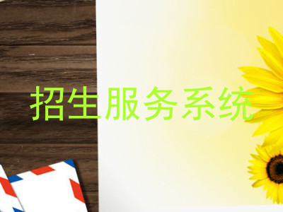 招生服务系统