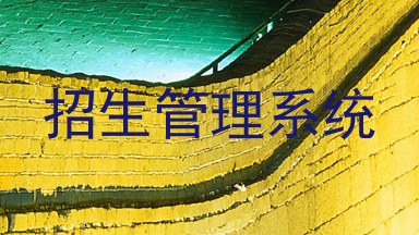 招生管理系统