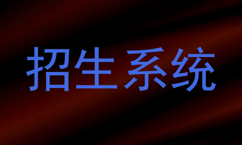 招生系统