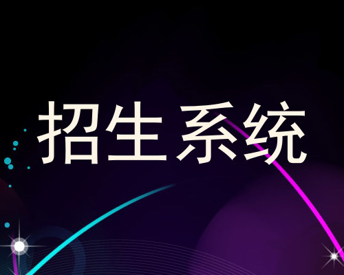招生系统