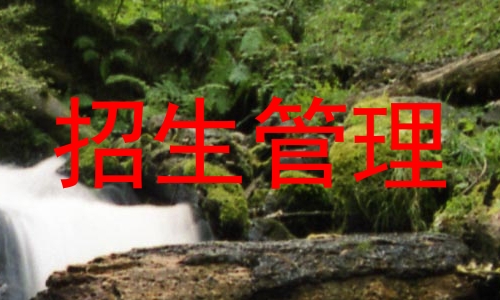 招生管理