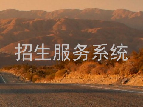 招生服务系统