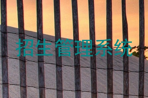 招生管理系统