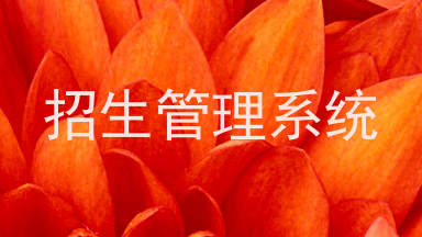 招生管理系统