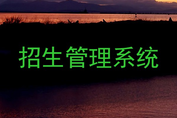 招生管理系统