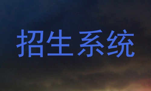 招生系统