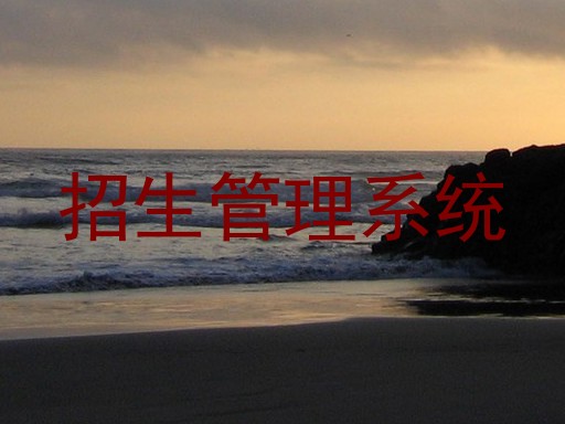 招生管理系统