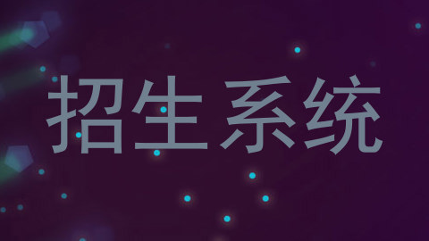 招生系统