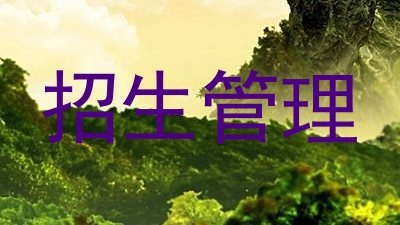 招生管理