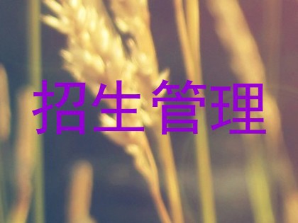 招生管理
