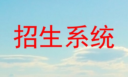 招生系统