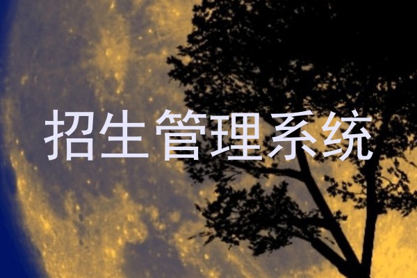 招生管理系统