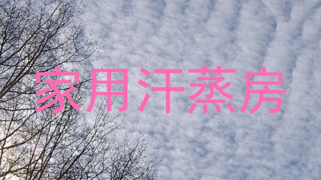 家用汗蒸房