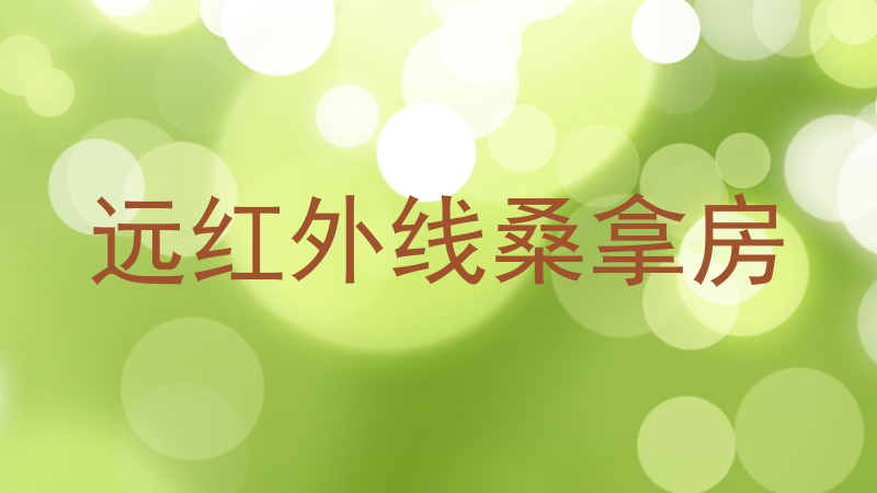 远红外线桑拿房