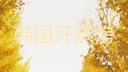 韩国汗蒸房