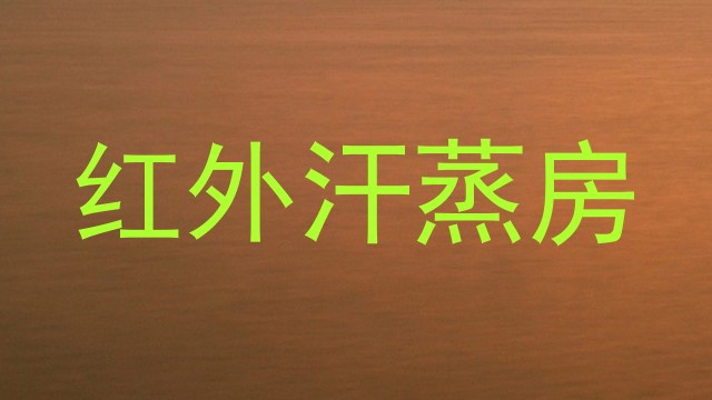 红外汗蒸房