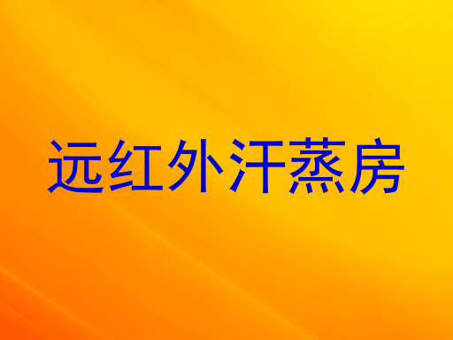 远红外汗蒸房