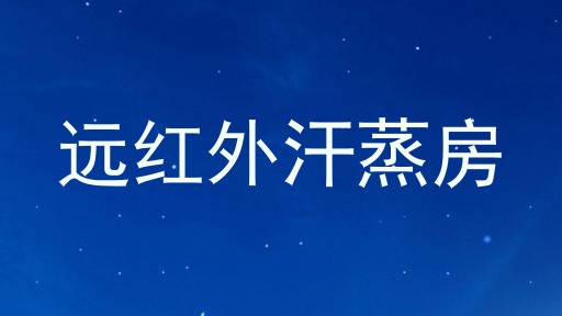 远红外汗蒸房