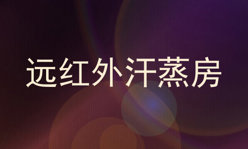 远红外汗蒸房