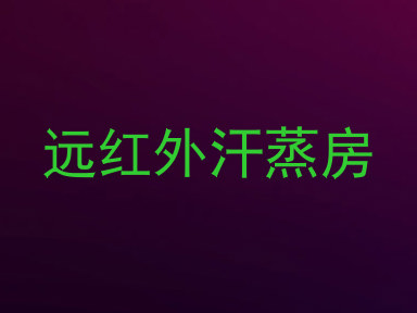 远红外汗蒸房