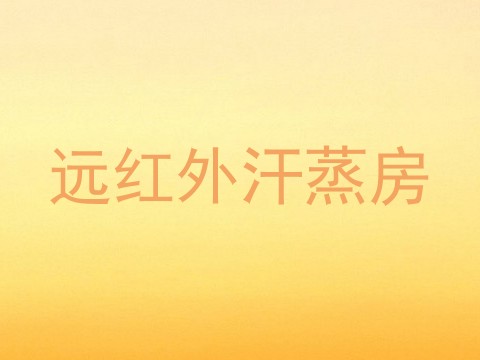 远红外汗蒸房