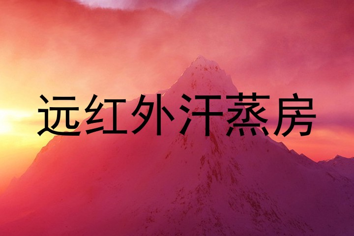 远红外汗蒸房