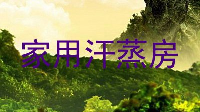 家用汗蒸房