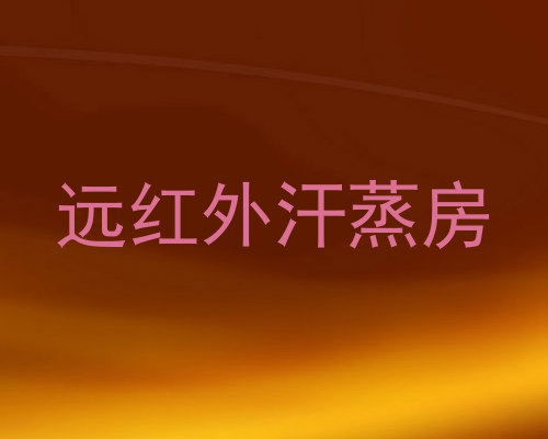 远红外汗蒸房