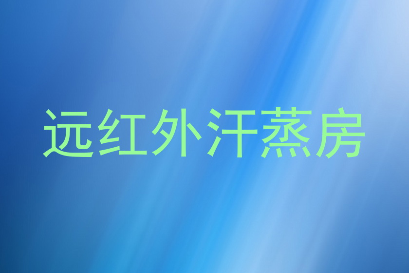 远红外汗蒸房