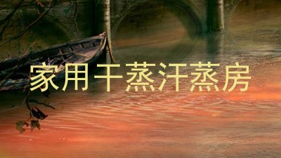 家用干蒸汗蒸房