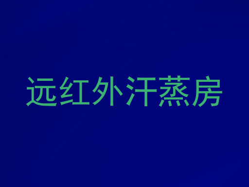 远红外汗蒸房