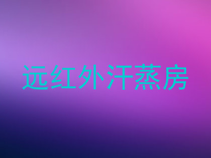 远红外汗蒸房