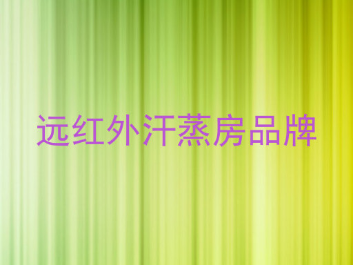 远红外汗蒸房品牌