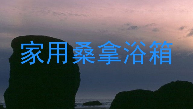 家用桑拿浴箱