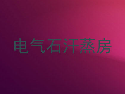 电气石汗蒸房
