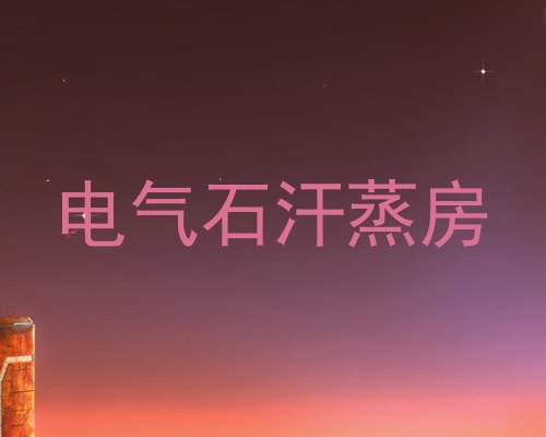 电气石汗蒸房