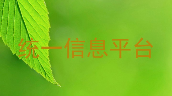 统一信息平台