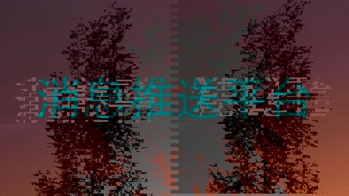 消息推送平台