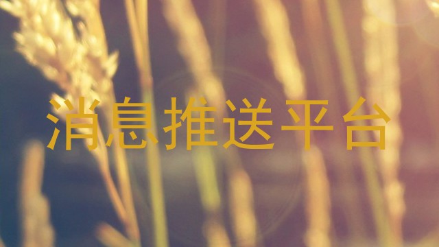 消息推送平台