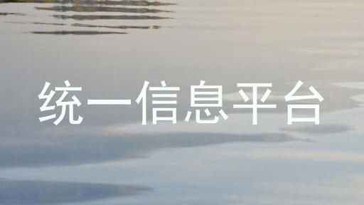 统一信息平台
