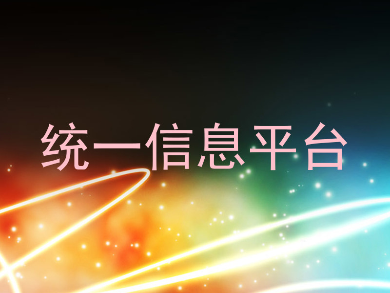 统一信息平台
