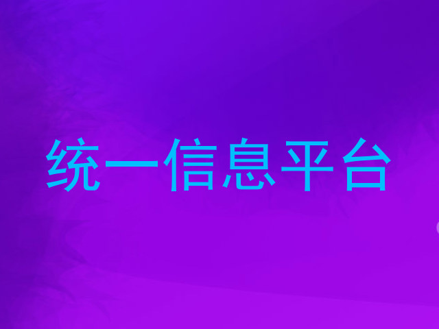 统一信息平台